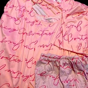 Juicy Couture Pink Sleepwear Matching Set (3 Pcs.)